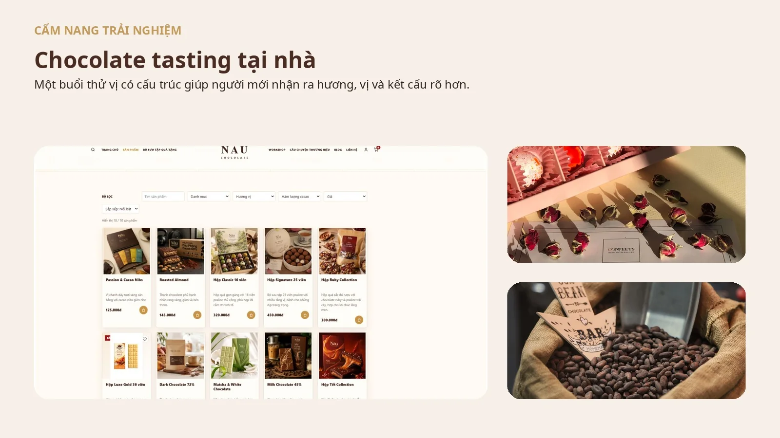 Chocolate tasting tại nhà: Cách tổ chức một buổi thử vị chuyên nghiệp nhưng dễ làm