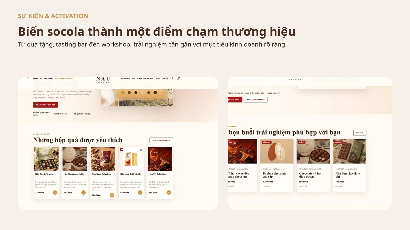 Socola cho sự kiện và brand activation: Biến quà tặng thành điểm chạm thương hiệu có thể đo lường
